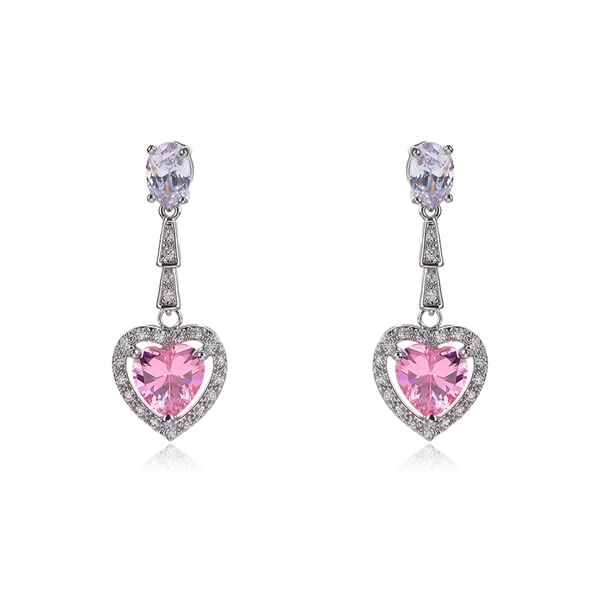 Picture of Luxury Cubic Zirconia Dangle Earrings at Unbeatable Price