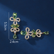 Picture of Irresistible Green Copper or Brass Dangle Earrings As a Gift