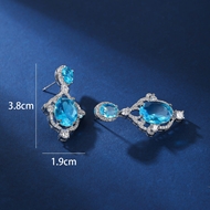 Picture of Luxury Cubic Zirconia Dangle Earrings from Top Designer