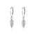 Picture of Charming Platinum Plated 999 Sterling Silver Small Hoop Earrings As a Gift