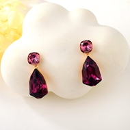 Show details for Attractive Purple Cute Dangle Earrings Factory Direct Supply Show details for Attractive Purple Cute Dangle Earrings Factory Direct Supply
