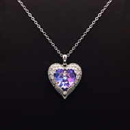 Show details for Copper or Brass Platinum Plated Pendant Necklace from Certified Factory Show details for Copper or Brass Platinum Plated Pendant Necklace from Certified Factory