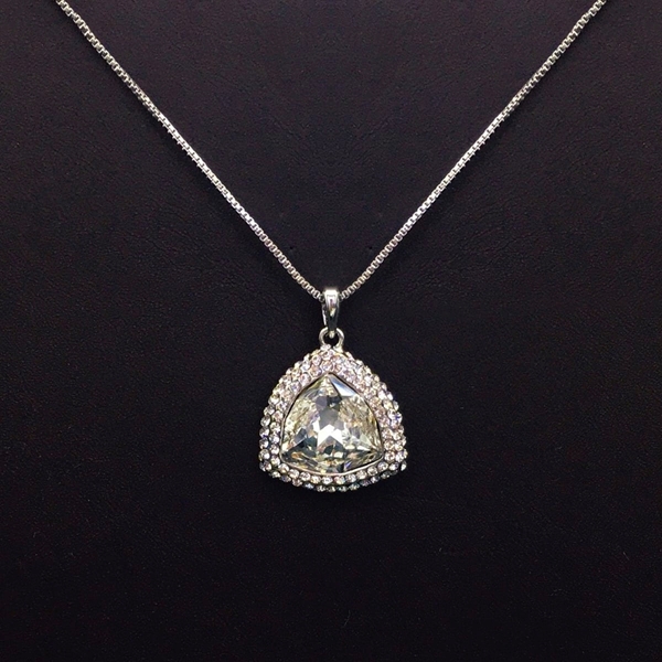 Picture of Platinum Plated Holiday Pendant Necklace Best Price