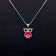 Show details for Beautiful Cubic Zirconia Holiday Pendant Necklace Show details for Beautiful Cubic Zirconia Holiday Pendant Necklace