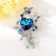 Show details for Eye-Catching Blue Luxury Brooche From Reliable Factory Show details for Eye-Catching Blue Luxury Brooche From Reliable Factory