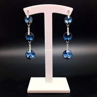 Show details for Amazing Geometric Platinum Plated Dangle Earrings Show details for Amazing Geometric Platinum Plated Dangle Earrings