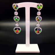 Show details for Fancy Love & Heart Colorful Dangle Earrings Show details for Fancy Love & Heart Colorful Dangle Earrings