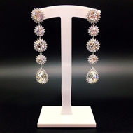 Show details for Purchase Platinum Plated Party Dangle Earrings Exclusive Online Show details for Purchase Platinum Plated Party Dangle Earrings Exclusive Online
