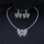 Picture of Beautiful Cubic Zirconia Copper or Brass 2 Piece Jewelry Set