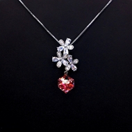 Show details for Copper or Brass Platinum Plated Pendant Necklace from Certified Factory Show details for Copper or Brass Platinum Plated Pendant Necklace from Certified Factory