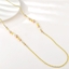 Show details for Multi-tone Plated Dubai Long Chain Necklace from Reliable Manufacturer