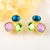 Picture of Eye-Catching Colorful Gold Plated Dangle Earrings with Member Discount