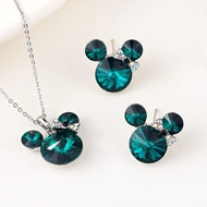 Show details for Party Platinum Plated 2 Piece Jewelry Set of Original Design Show details for Party Platinum Plated 2 Piece Jewelry Set of Original Design