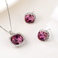 Show details for Copper or Brass Platinum Plated 2 Piece Jewelry Set at Super Low Price Show details for Copper or Brass Platinum Plated 2 Piece Jewelry Set at Super Low Price