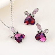 Show details for Purchase Platinum Plated Swarovski Element 2 Piece Jewelry Set Exclusive Online Show details for Purchase Platinum Plated Swarovski Element 2 Piece Jewelry Set Exclusive Online