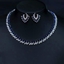 Show details for Nickel Free Platinum Plated Blue 2 Piece Jewelry Set with No-Risk Refund