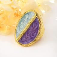 Picture of Inexpensive Zinc Alloy Geometric Fashion Ring of Original Design