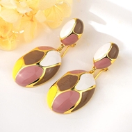 Show details for Zinc Alloy Gold Plated Dangle Earrings From Reliable Factory Show details for Zinc Alloy Gold Plated Dangle Earrings From Reliable Factory