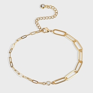 Picture of Fancy Geometric Copper or Brass Anklet