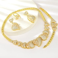 Show details for New Season White Cubic Zirconia 4 Piece Jewelry Set with SGS/ISO Certification Show details for New Season White Cubic Zirconia 4 Piece Jewelry Set with SGS/ISO Certification