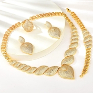 Show details for Great Value White Cubic Zirconia 4 Piece Jewelry Set with Member Discount Show details for Great Value White Cubic Zirconia 4 Piece Jewelry Set with Member Discount