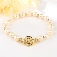 Show details for Trendy Gold Plated Geometric Fashion Bracelet with No-Risk Refund Show details for Trendy Gold Plated Geometric Fashion Bracelet with No-Risk Refund
