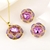 Picture of Good Quality Artificial Crystal Gold Plated 2 Piece Jewelry Set