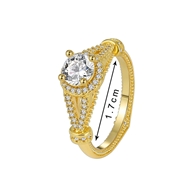 Picture of Irresistible White Gold Plated Fashion Ring For Your Occasions