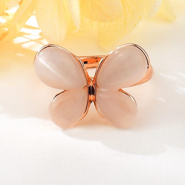 Picture of Pretty Opal Rose Gold Plated Fashion Ring