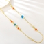 Show details for Charming Red Geometric Fashion Sweater Necklace As a Gift