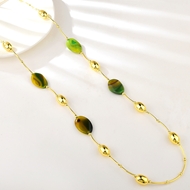 Show details for Party Green Fashion Sweater Necklace with Beautiful Craftmanship Show details for Party Green Fashion Sweater Necklace with Beautiful Craftmanship