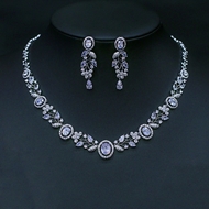 Show details for Great Cubic Zirconia Flowers & Plants 2 Piece Jewelry Set Show details for Great Cubic Zirconia Flowers & Plants 2 Piece Jewelry Set