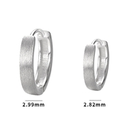 Picture of Shop Platinum Plated Cute Small Hoop Earrings with Wow Elements