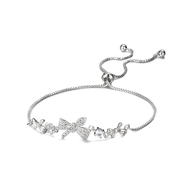 Picture of 925 Sterling Silver Flowers & Plants Fashion Bracelet for Ladies