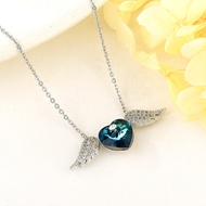 Show details for Filigree Wing Fashion Pendant Necklace Show details for Filigree Wing Fashion Pendant Necklace