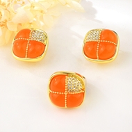 Show details for Delicate Resin Gold Plated 2 Piece Jewelry Set Show details for Delicate Resin Gold Plated 2 Piece Jewelry Set