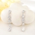 Picture of Fashion Platinum Plated Dangle Earrings in Flattering Style