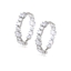 Show details for Luxury Cubic Zirconia Huggie Earrings with Full Guarantee