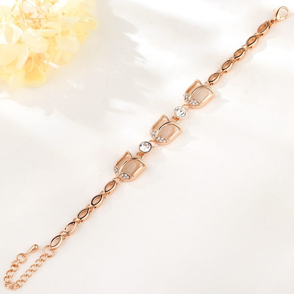 Picture of Hot Selling Rose Gold Plated Classic Fashion Bangle from Top Designer