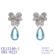 Picture of Luxury Cubic Zirconia Dangle Earrings with Low MOQ