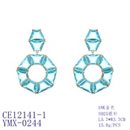 Picture of Top Cubic Zirconia Luxury Dangle Earrings