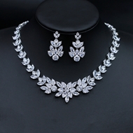 Show details for Luxury Platinum Plated 2 Piece Jewelry Set Direct from Factory Show details for Luxury Platinum Plated 2 Piece Jewelry Set Direct from Factory