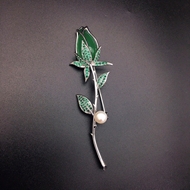 Show details for Sparkly Flower Green Brooche Show details for Sparkly Flower Green Brooche