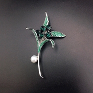 Show details for Party Copper or Brass Brooche for Female Show details for Party Copper or Brass Brooche for Female