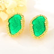 Show details for Green Gold Plated Dangle Earrings Exclusive Online Show details for Green Gold Plated Dangle Earrings Exclusive Online