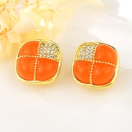 Show details for Top Resin Gold Plated Dangle Earrings Show details for Top Resin Gold Plated Dangle Earrings