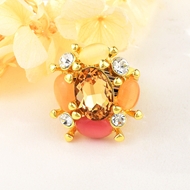 Picture of Low Cost Gold Plated Blue Fashion Ring with Low Cost