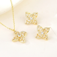Show details for Copper or Brass Delicate 2 Piece Jewelry Set from Certified Factory Show details for Copper or Brass Delicate 2 Piece Jewelry Set from Certified Factory