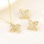 Show details for Copper or Brass Delicate 2 Piece Jewelry Set from Certified Factory