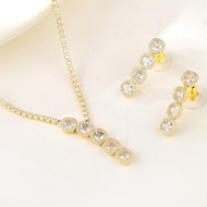 Show details for Wholesale Gold Plated Cubic Zirconia 2 Piece Jewelry Set Online Show details for Wholesale Gold Plated Cubic Zirconia 2 Piece Jewelry Set Online